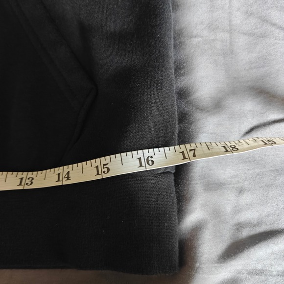 Adidas Black Zip Up Hoodie Track Jacket Yellow Stripes Logo Size S - Picture 9 of 12